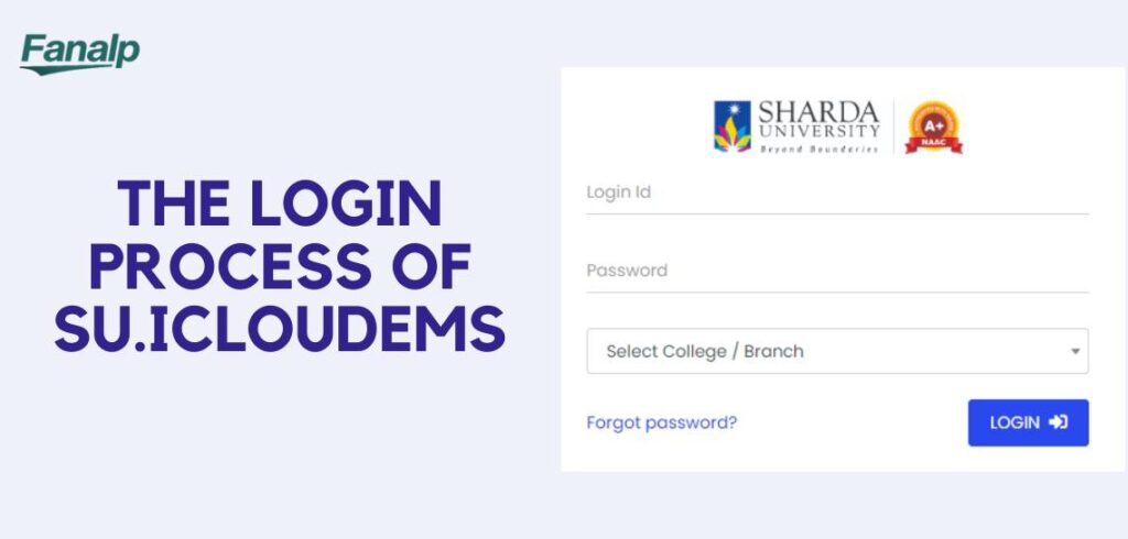 Login process of SU.icloudems